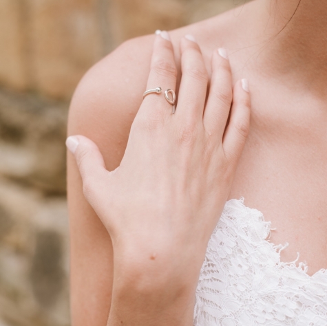 Anillo de Gota de Lluvia.