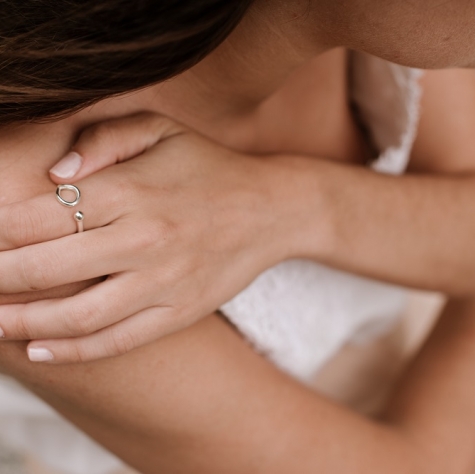 Anillo de Gota de Lluvia.