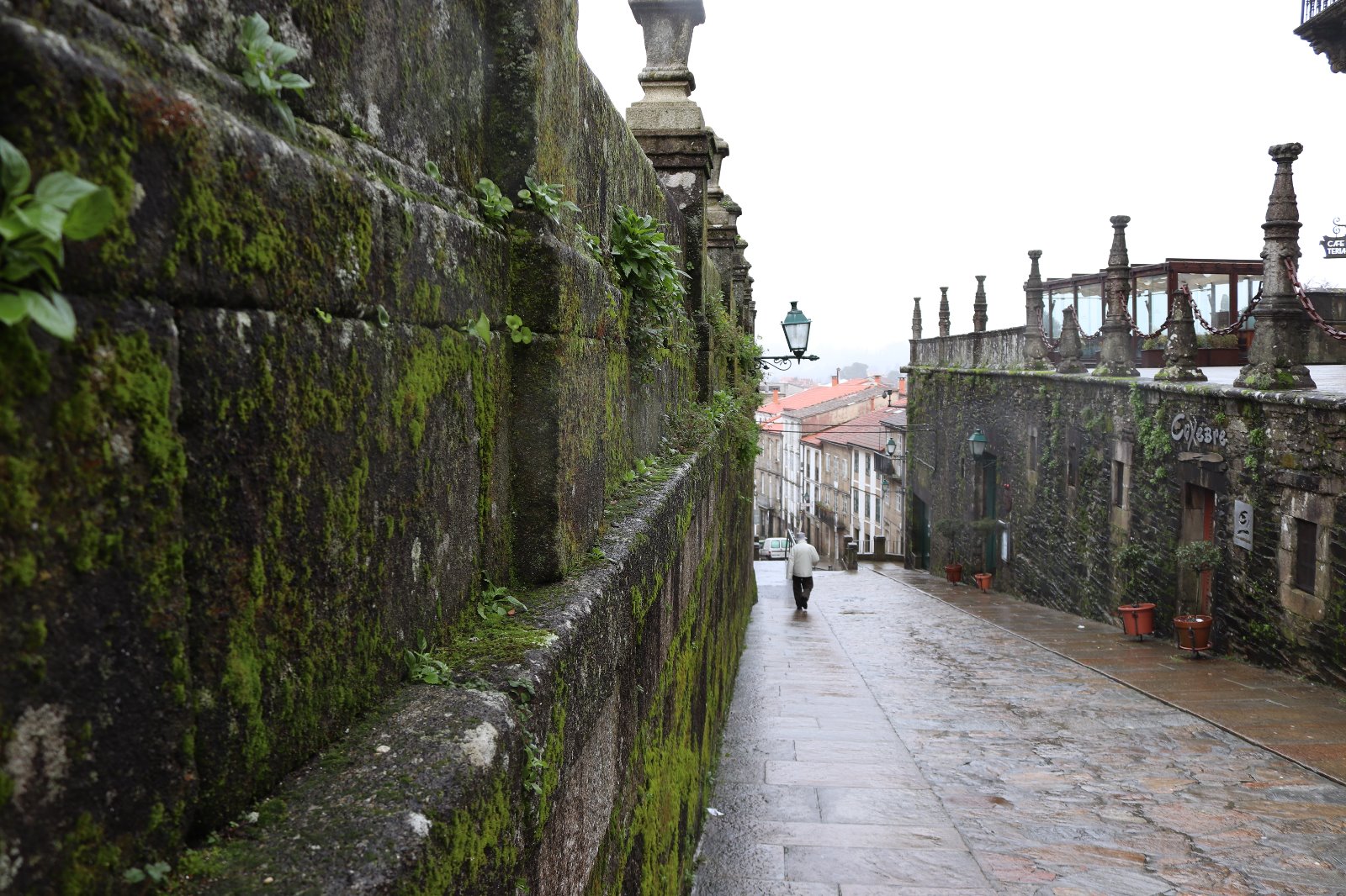 Gotas de lluvia de Santiago 